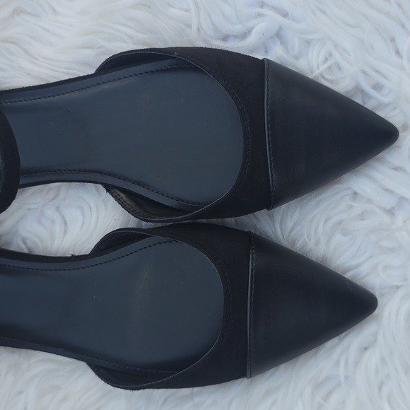 Marc Fisher Elesia2 Black Pointed Flats - Picture 6 of 13